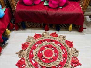 3ft Handmade Jute Rug / Mat