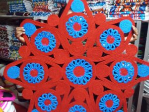 3ft Jute Design Floor Mat / Rug