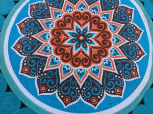 3ft Cotton Print Mat / Rugs | Soft & Stylish Floor Mat | Home Décor Essentials