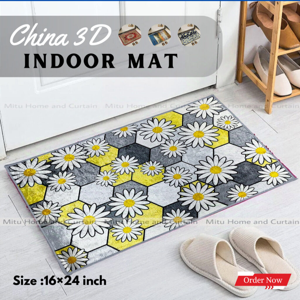 China 3D Door Mat Paposh – Water Absorbent Floor Mat (16×24 Inch ...
