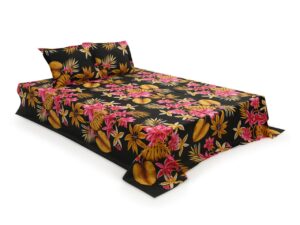 Double Bed Sheet with Two Pillow Covers