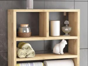 Karigor BD Kitchen & Bathroom Shelf – Towel & Tissue Hanger Rack