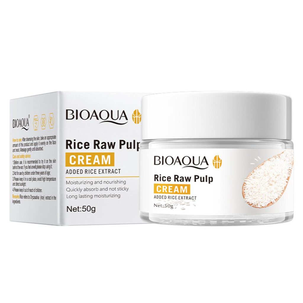 Bioaqua Rice Raw Pulp Rice Extracted Hydrating & Moisturizing Face ...