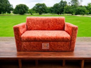 Furniture Plus (FP-M-84) Premium Double Sit Sofa – Velvet Kapoor