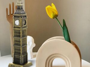 Big Ben Model Tower Clock System Showpiece – 18 cm