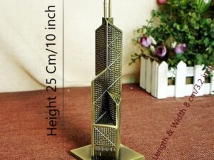 Bank of China Towers in Hong Kong | Metal Architecture Model | World Landmark Building Home & Office Decor