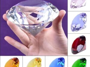 Perfect Clear Crystal Large Glass Diamond – Home Decoration Accessory