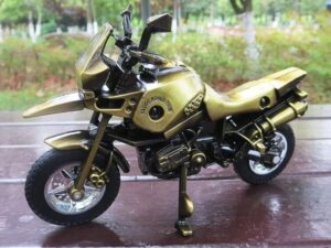 Retro Bronze Metal Bike Showpiece Figurine | Vintage Motorcycle Model | Home & Office Decoration Gift