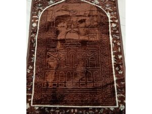 China Prayer Mat (Jaynamaz) – Extra Soft Velvet, Mixed Chocolate Colour From Golden Plus