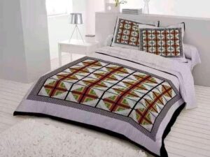 Pakiza Luxury Panel Fashionable Bed Sheet for Home Decoration