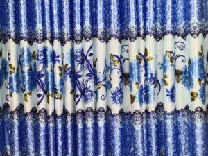 Chinese Synthetic Curtain for Door and Windows, Porda / Parda (4 Khuci – 1 Piece) from Suba International