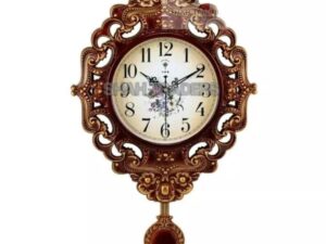 Winging Classical Elegant Wall Clock, Living Room Bedroom Restaurant Creative Silent Quartz Clock, Home Decor Nordic Clock, 37x63cm