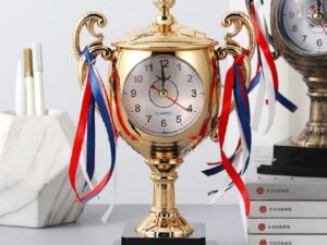 Champion Trophy Alarm Clock | Creative Design | Stylish Home & Office Décor