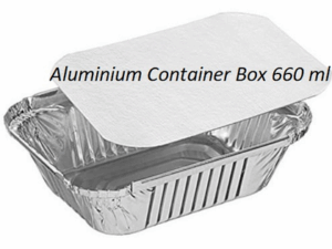 Aluminium Foil Container Box 660ml (50 Pcs) – Safe, Convenient & Hygienic Food Packaging Solution