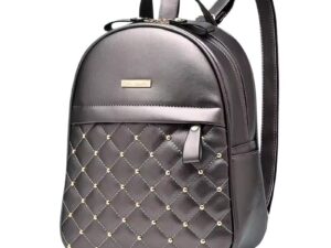 Women’s Large Capacity Anti-Theft Trendy Travel Backpack (Gray)