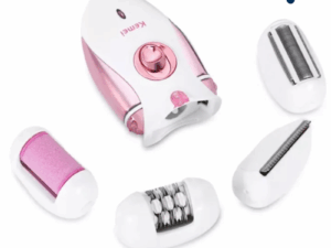 Kemei KM-2530 Epilator, Lady Shaver & Foot Care – 4 in 1 Beauty Tools for Women