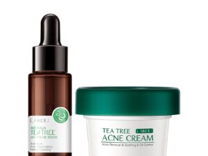 LAIKOU Tea Tree Serum 17ml & Cream 20g Combo