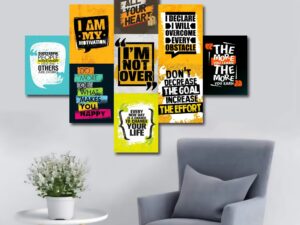 Motivational Quote Home Canvas Wall Painting – Picture for Living Room