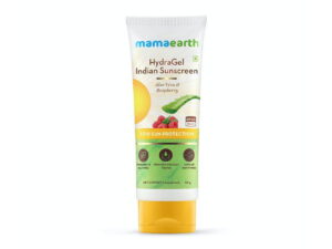 ☀️ Mamaearth Hydragel Indian Sunscreen With Aloe Vera & Raspberry – 50g