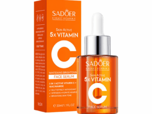 SADOER 5-in-1 Active Vitamin C + Niacinamide Face Serum – 30ML