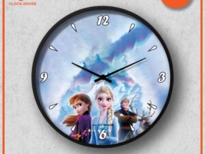 Clock House BD Frozen Wall Clock Multicolor