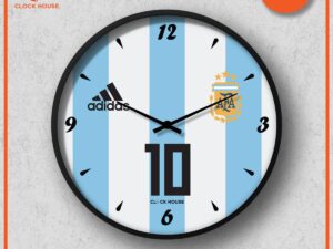 Clock House BD Sports Argentina Wall Clock Multicolor