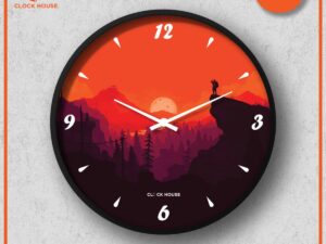 Clock House BD Artistic Wall Clock Multicolor