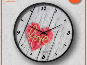 Clock House BD Love Wall Clock Multicolor