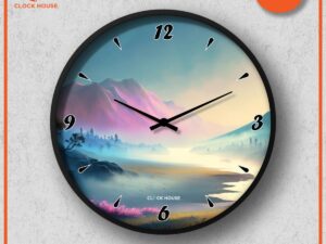 Clock House BD Artistic Wall Clock Multicolor