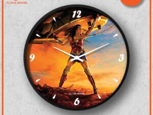 Clock House BD Super Hero Wall Clock Multicolor