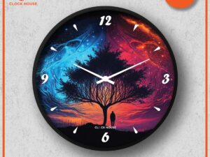 Clock House BD Artistic Wall Clock Multicolor