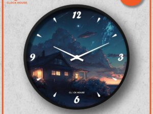 Clock House BD Artistic Wall Clock Multicolor