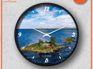 Clock House BD Artistic Wall Clock Multicolor
