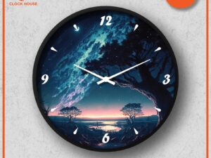 Clock House BD Artistic Wall Clock Multicolor
