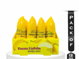 Banana Lip Balm & Lipstick – 12pcs Pack