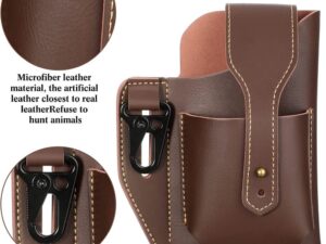 Retro Belt Waist Fashionable Bag (Brown)