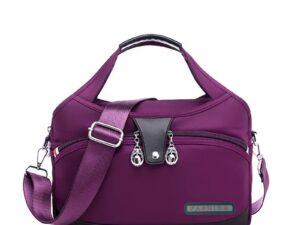 Large Capacity Waterproof Anti-theft Fashion (Purple Colour)
