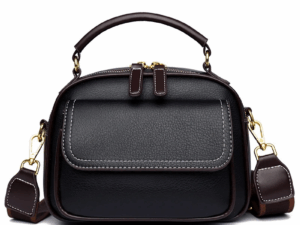 New Sac a Main Women Handbag soft small Shoulder Pu Leather Tote Hand Bags for Ladies (Black)