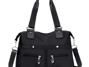 Women’s Handbag Solid (Black Colour)