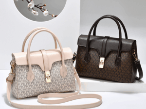 Newest High Quality MK Design American Bag Luxury Women’s Handbags (Khaki)