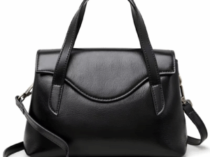 Atmospheric Popular Crossbody Large Capacity Handbag (Black)