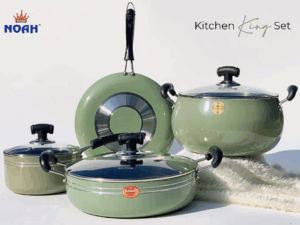 NOAH Non-Stick Cookware Full Set – 7 Pcs