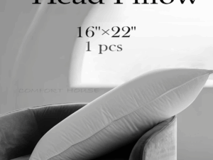 Tissue Fabric Poly Filler Head Pillow 16″ x 22″ For One Person