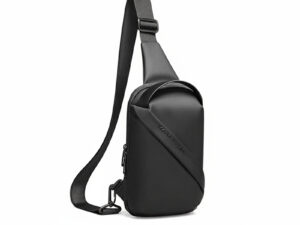 ARCTIC HUNTER Waterproof Sling Bag Chest Bag Shoulder Bag Hard Shell Case Adjustable Breathable Oxford Crossbody Pack for Outdoor Sports & Travelling