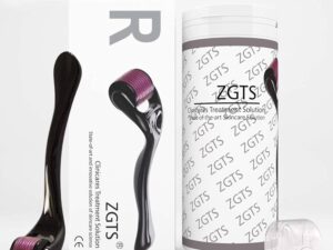 ZGTS Derma Roller 1.5mm – 540 Titanium Needles – Blackhead Remover