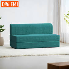 Sofa Cum Bed – Yellow (Single)