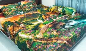 Cotton 7.5 Feet × 8.5 Feet Double Size Bedsheet with Two Pillow Covers – Bed Sheet