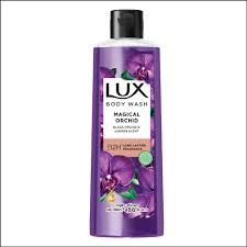 Lux Body Wash Magical Orchid – 245ml + Free Loofah