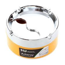 High Quality Stainless Steel Perfect Ashtray for Home & Office