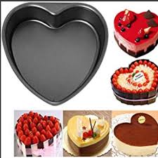 Non-Stick Heart Shape Cake Mould Tin – 20 cm (Black)